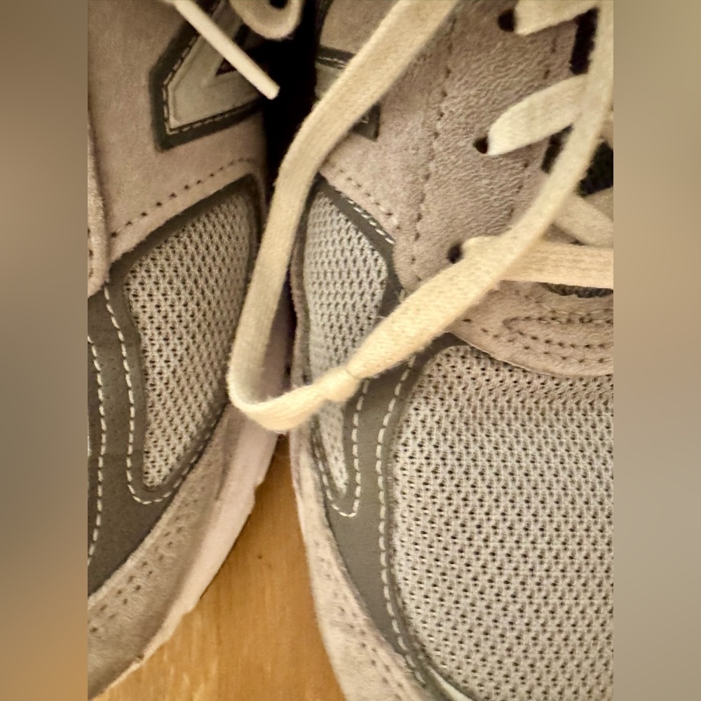 New Balance Men’s 990 GL5 Gray and White Athletic Shoes Size 12 Like New - Picture 8 of 10